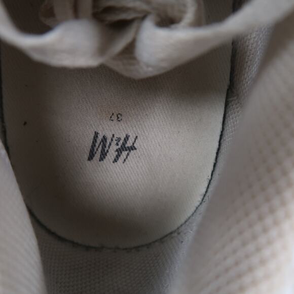 H&M Shoes Womens 6 Casual Sneakers Lifestyle White Trainer Lace Up Fashion Comfy - Picture 10 of 15